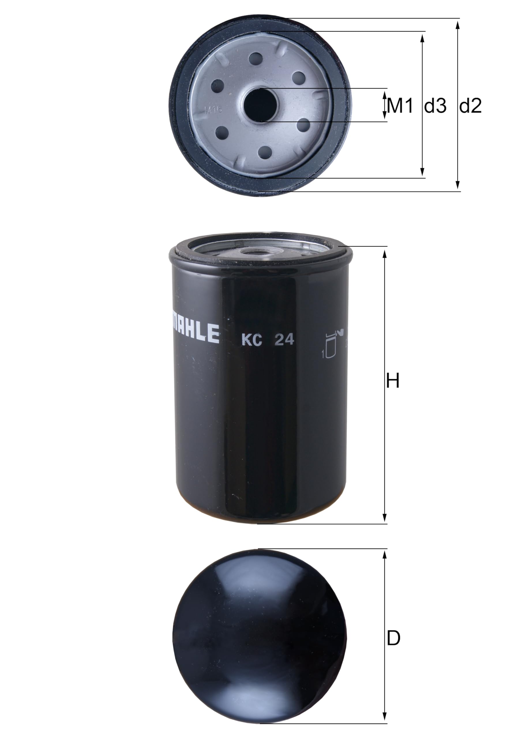 Knecht Fuel filter KC 24 by Knecht