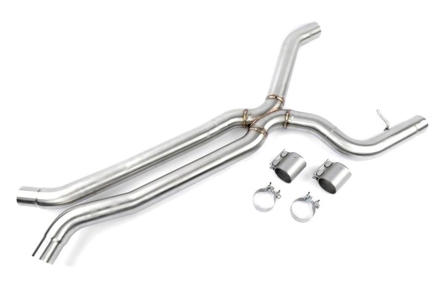 Dinan High Flow D660-0101 Exhaust X-Pipe System - Stainless Steel - 3" Diameter Middle