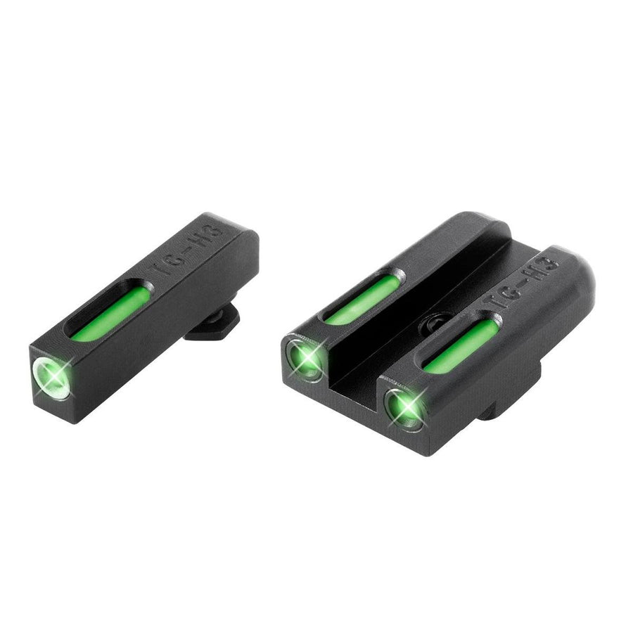 Tritium/Fiber-Optic TFX Day/Night Handgun Sights, Green, Glock 42,43