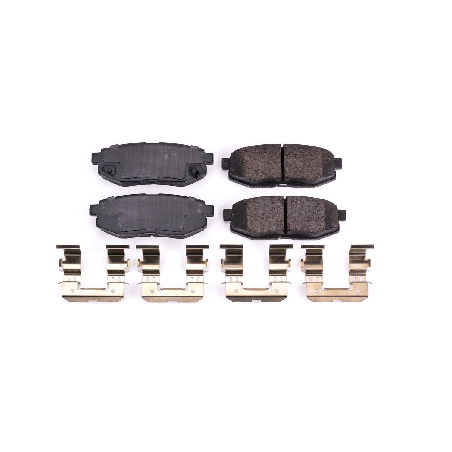 Power Stop Front Brake Kit For Subaru B9 Tribeca 2006-07 |Scion FR-S 2013-16 |BRZ 2013-20 |BRZ 2022-24 |Forester 2014-18 |Subaru Legacy 2010-14 - Ceramic Brake Pads With Installation Hardware, 17-1124