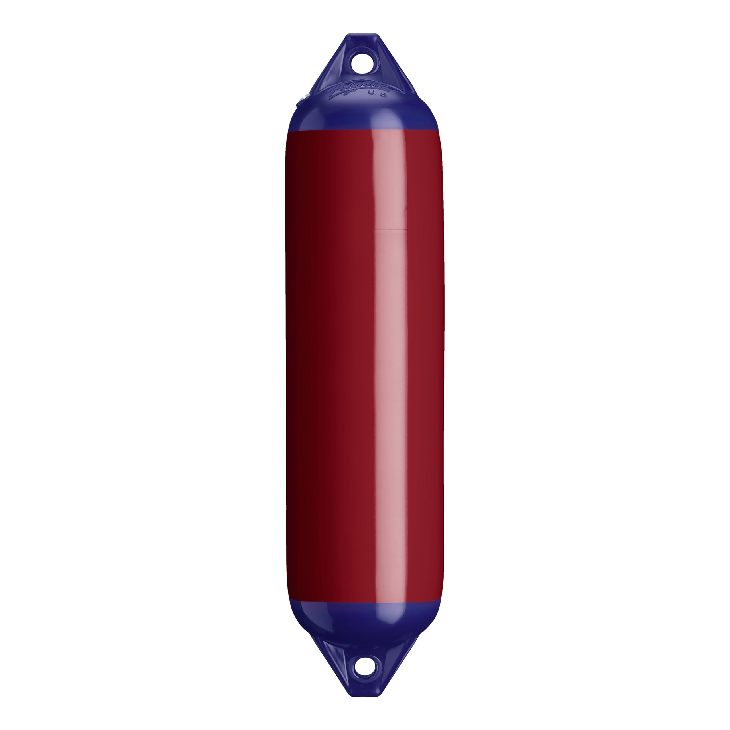 Polyform F-Series Boat Fender Burgundy F-1 Standard Blue Ropehold