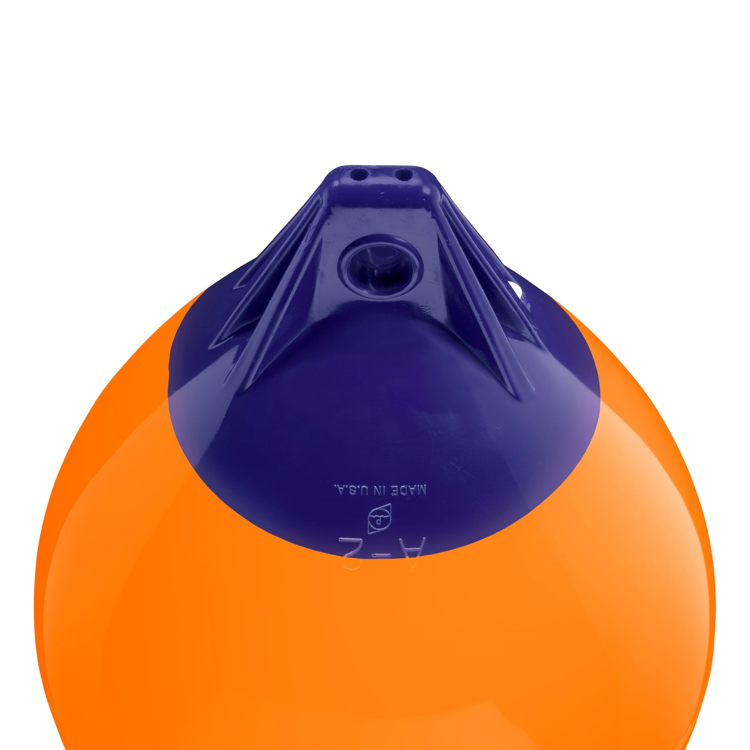 Polyform A-2 Standard Blue Ropehold Buoy - Orange