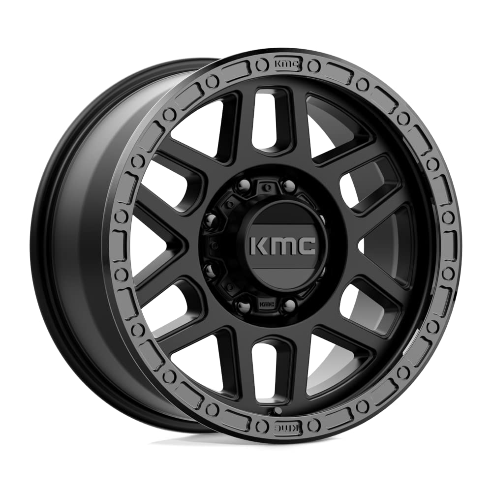 KMC 18x9 KM544 Mesa Double Black Wheel Rim 8x170 +18mm Inch KM54489087718