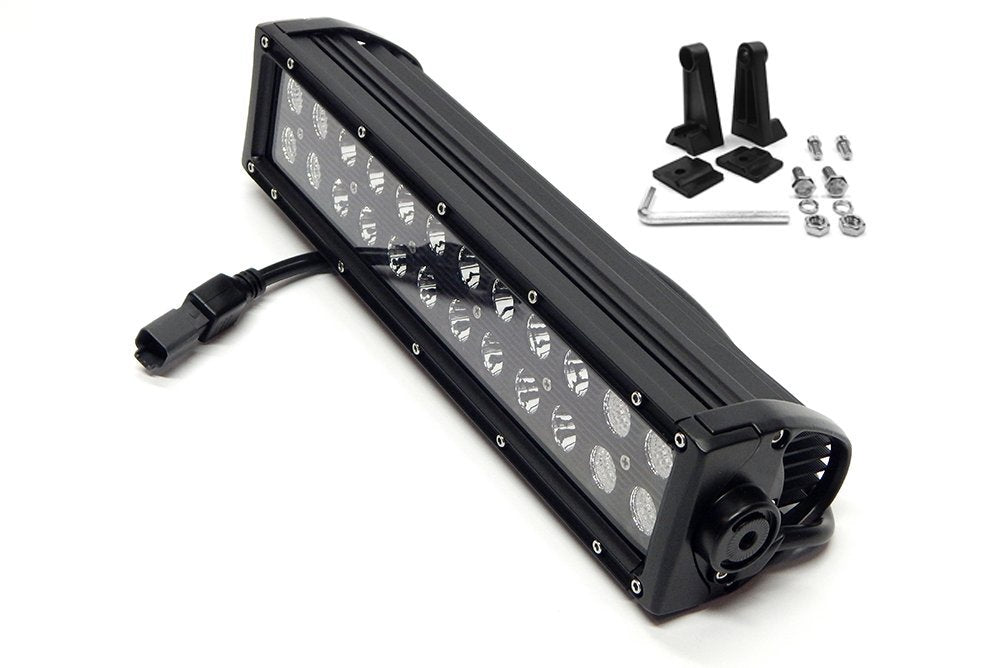 Southern Truck 75015 LED Light Bar 15" (Face Str, Dbl Row, Combo Flood/Beam 72w/DT Harness 79900/5,760 Lumens)
