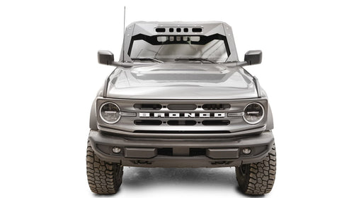 ViCowl FAB FOURS VC5200-1 fits 21-23 Ford Bronco - 2 Stage Black Powder Coated - Combines Roof Visor and Cowl