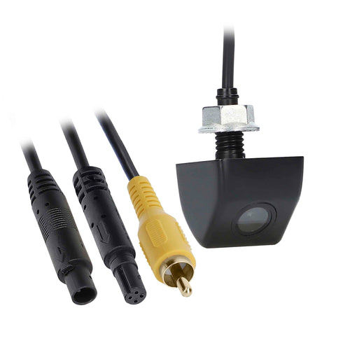 Above License Plate Backup Camera iBeam with Black Metal Housing