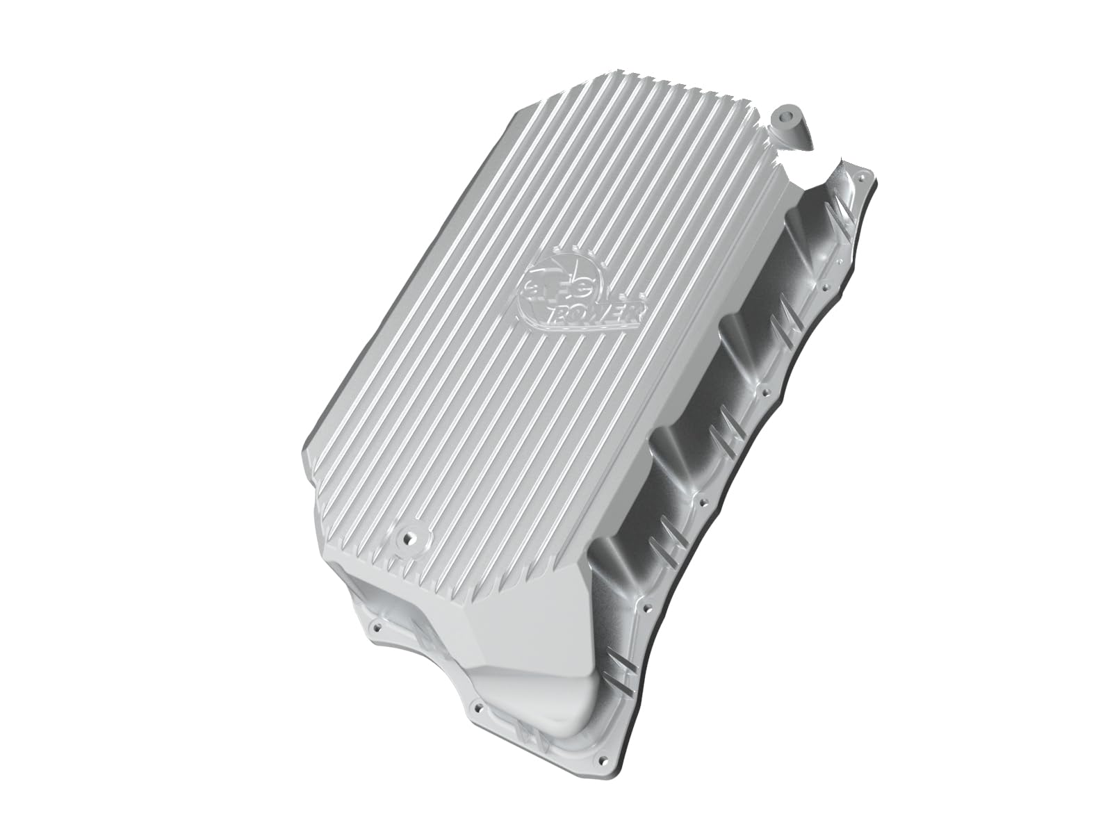 aFe Power Transmission Pan Street Series Raw w/Machined Fins Fit GM Diesel Trucks 20-25 V8-6.6L (td) L5P 46-71380A