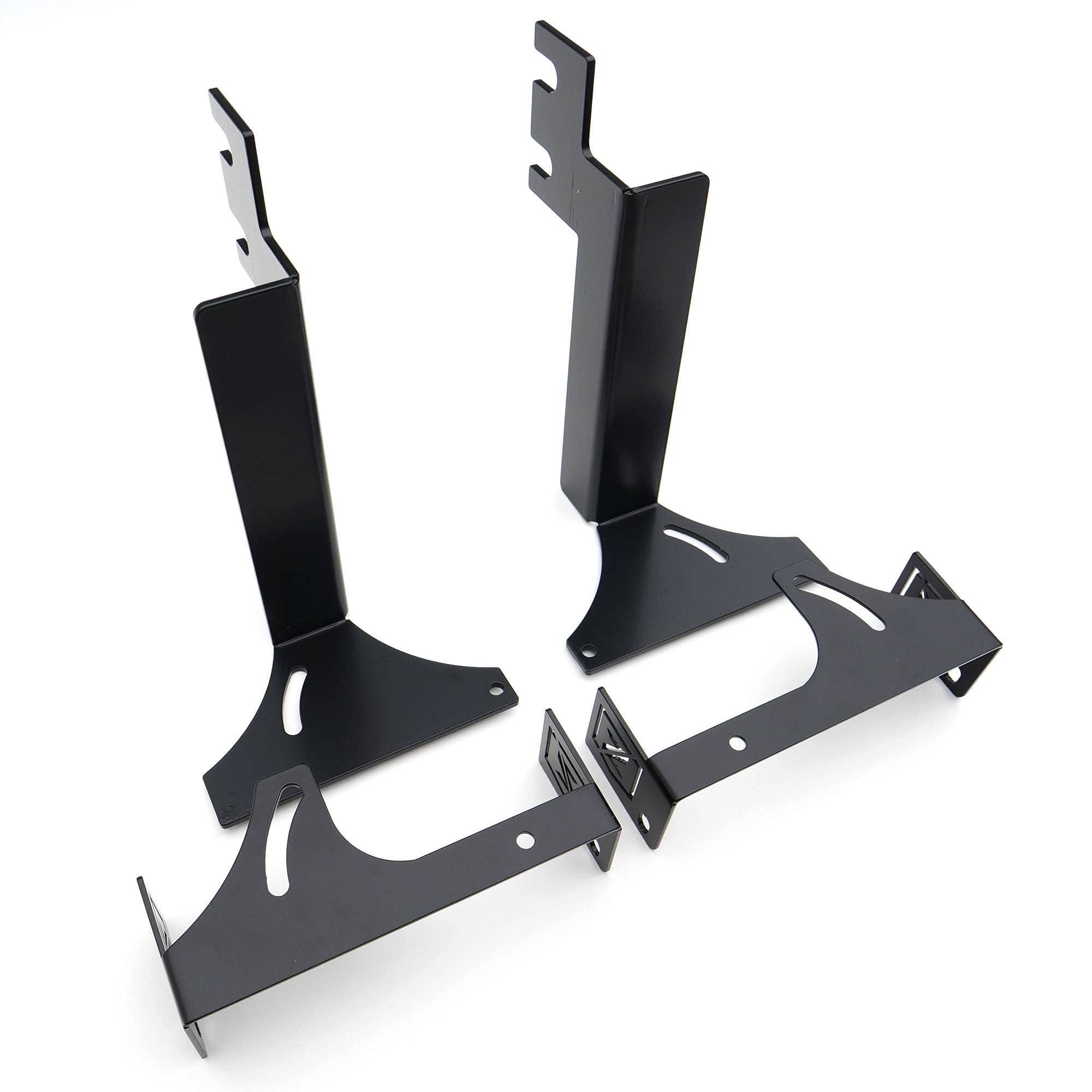 ZROADZ LED Mounting Bracket Under Rear Bumper - Compatible w/ 2015-2019 Chevrolet Silverado 2500, 3500 Non-Diesel - to Mount (2) 6 Inch ZROADZ or similar style LED Lights (Not Included) - PN Z381221