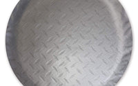 ADCO Silver Diamond Plated Steel Vinyl Spare Tire Cover 9752 (Fits 32 1/4" Diameter Wheel)