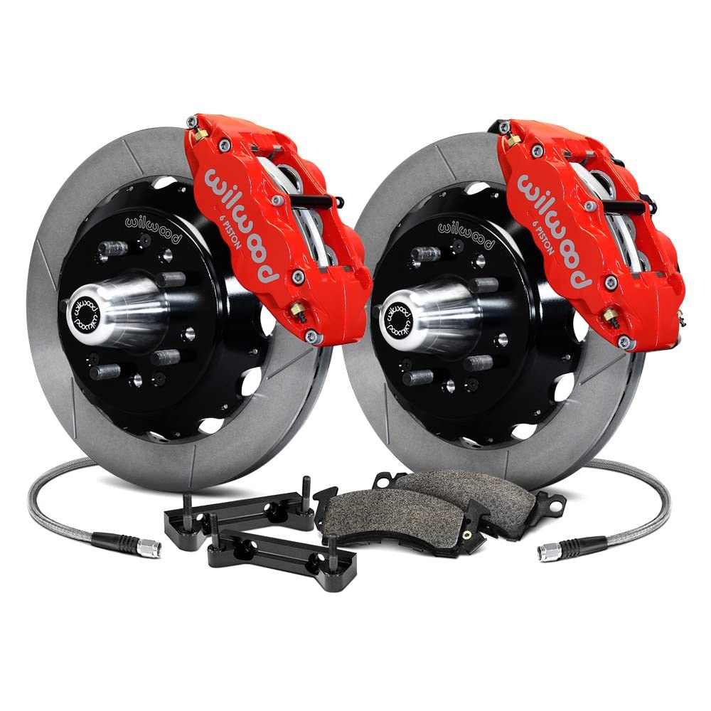 Front Hub Kit FNSL6R, 14.00", Red