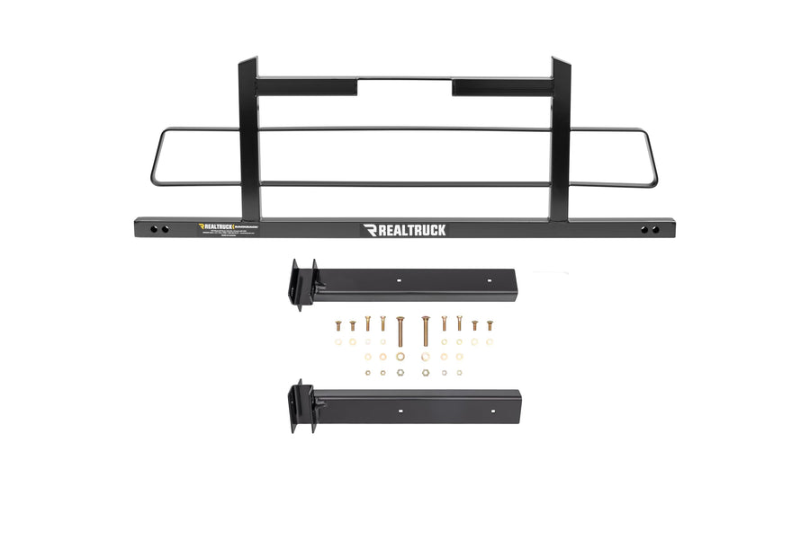 BACKRACK RealTruck Hardware Kit for use w/ 21" Toolbox, Low-Profile, Black, N | 30201LP | Fits 1999-2016 Ford F-250/F-350/F-450