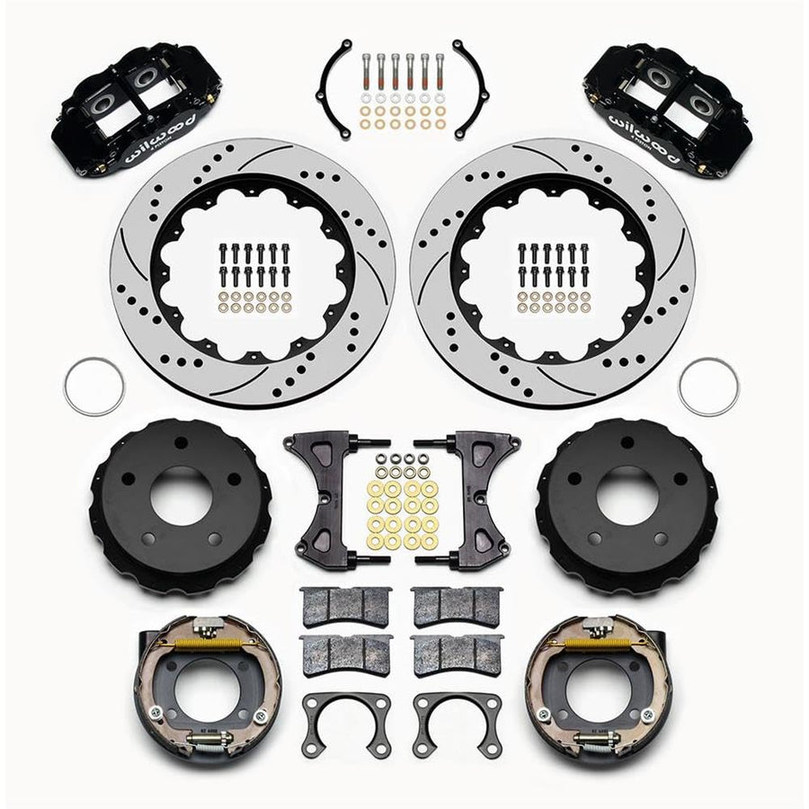 Rear P-Brk Kit, FNSL4R 14.00", Drilled
