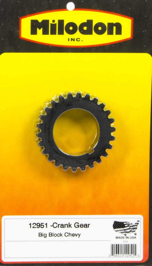 Milodon Gear Drive Timing Crank Gear, Billet Steel, Big Block Chevy, Each