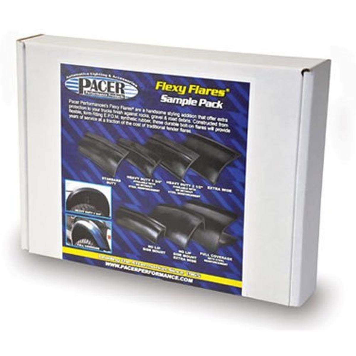 Flexy Flares Pacer Performance 52-199 Black Sample Flare Pack Rubber Fender Extension