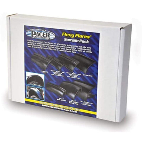 Flexy Flares Pacer Performance 52-199 Black Sample Flare Pack Rubber Fender Extension
