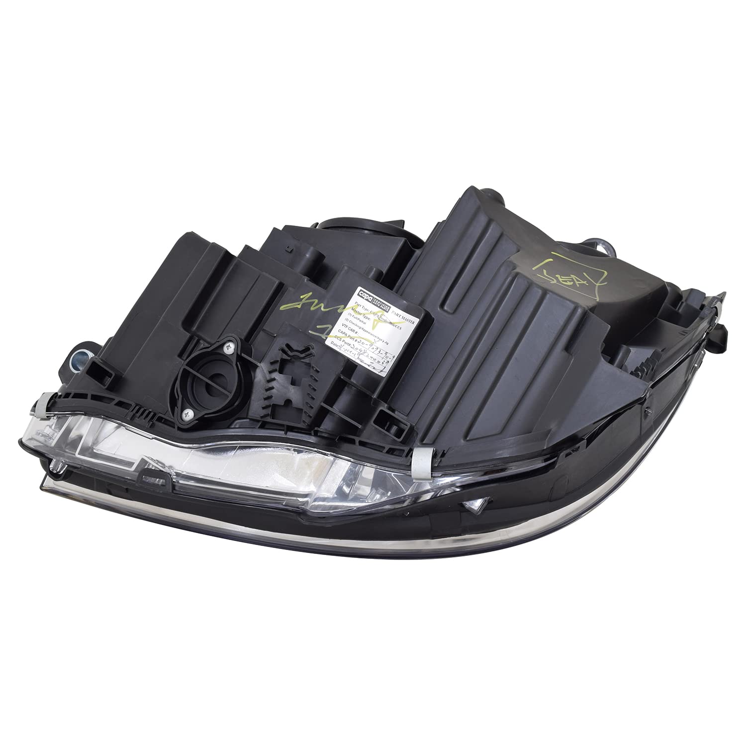 Right TYC Headlight Assembly Compatible with 2012-2015 Mercedes Benz C-Class