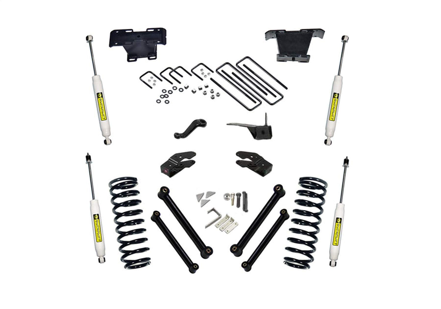SUPERLIFT SUSPENSION RealTruck 5" Lift Kit for Dodge RAM 1500 | Complete Lift Kit with Front & Rear Shadow Series Shocks and Radius Arms | K101 | Fits 2000-2001 Dodge RAM 1500 4WD