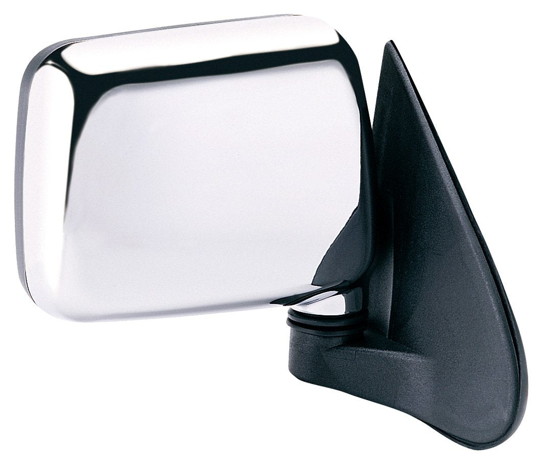 Fit System Chrome Passenger Side Mirror for Isuzu Pick-Up, Rodeo, US Built, Foldaway ; Isuzu Rodeo, Foldaway, Chrome, Manual