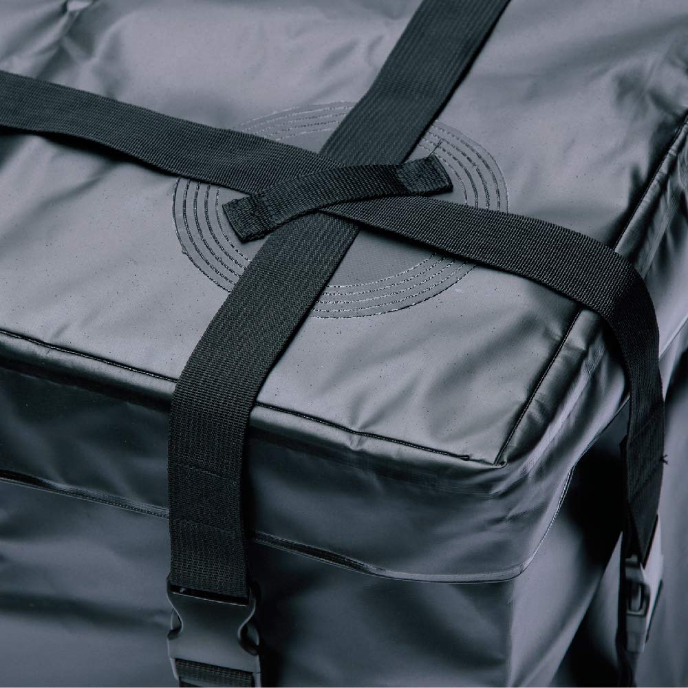 3D MAXpider Soft Shell Rooftop Cargo Carrier, 8 Cubic Feet, 45” x 22” x 14” - Waterproof Heavy Duty Car Roof Top Bag - Assembled with Secure Tie-Down Buckle Straps System - (Medium Size Capacity)