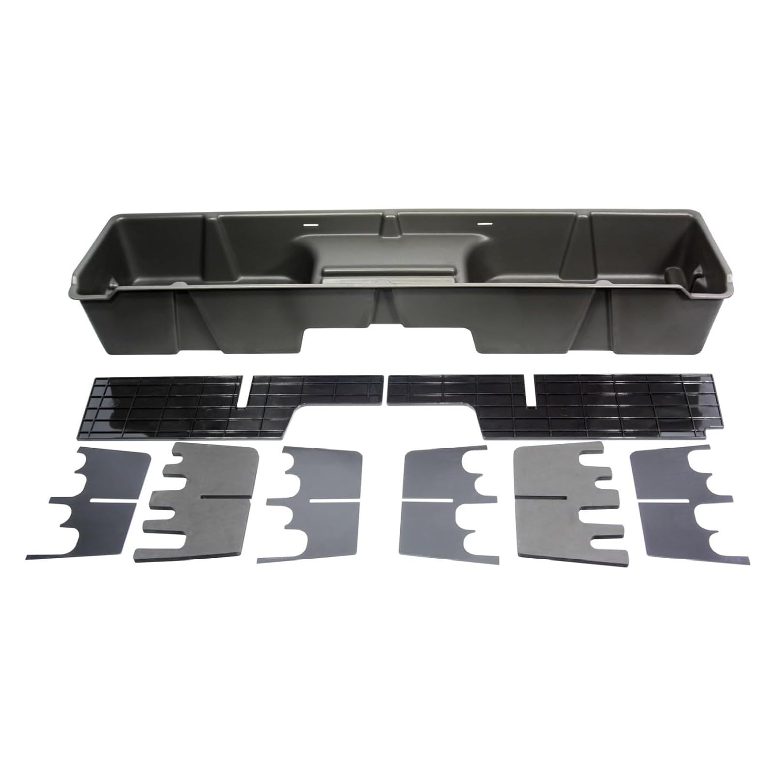 Under Seat Storage DU-HA Fits 99-07 Chevrolet/GMC Silverado/Sierra Extended Cab, Dk Gray, Part #10001