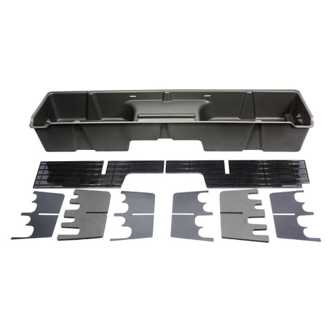 Under Seat Storage DU-HA Fits 99-07 Chevrolet/GMC Silverado/Sierra Extended Cab, Dk Gray, Part #10001