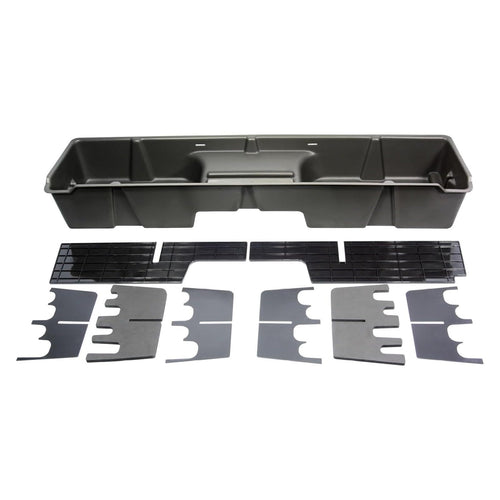 Under Seat Storage DU-HA Fits 99-07 Chevrolet/GMC Silverado/Sierra Extended Cab, Dk Gray, Part #10001