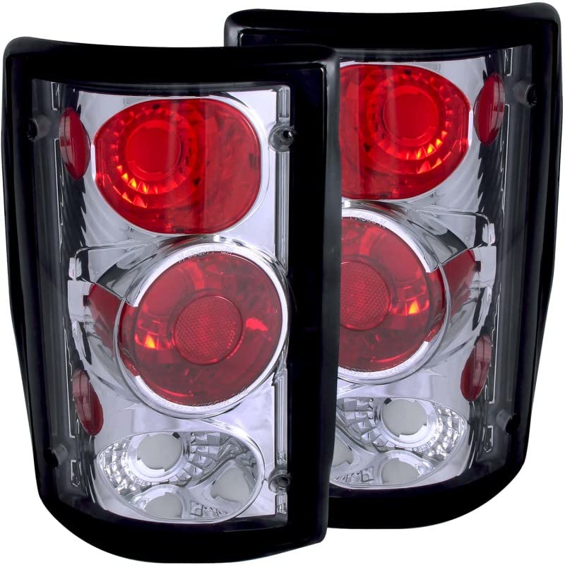 Chrome Euro Tail Light Set-Clear Lens ANZO USA 211049