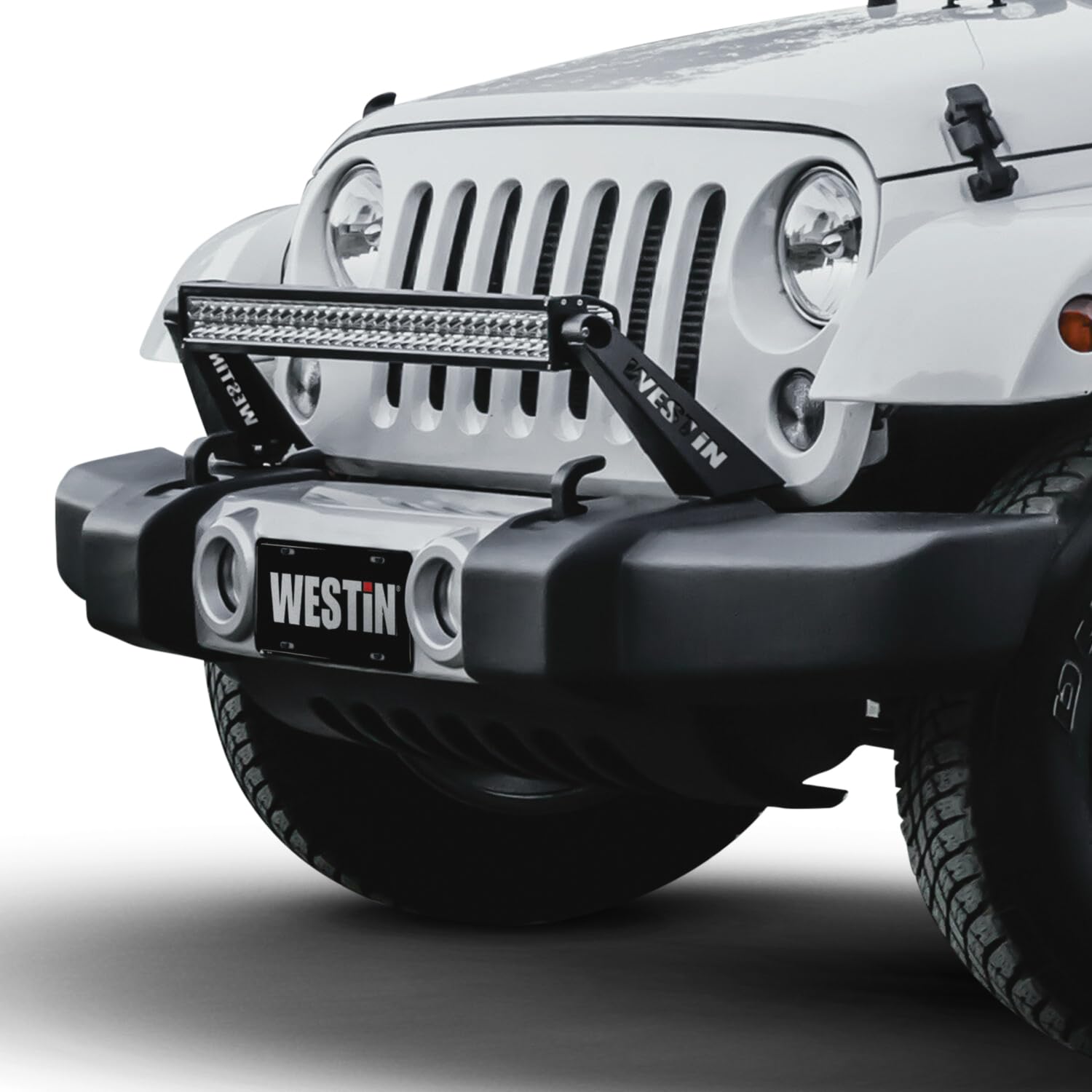 Light Bar Westin 62-41065 Bumper Mount fits 2007-2018 Wrangler JK for 30 in. LED Light Bar