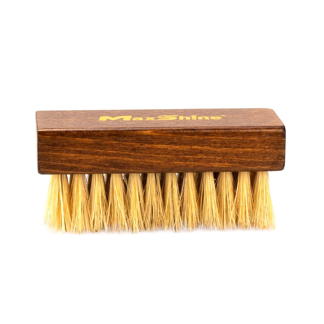 Maxshine Professional Universal Interior Detailing Brush – Ultra-Soft Synthetic Bristles for Leather, Carpet, Alcantara, Vinyl & Fabric – Gently Removes Dust, Dirt & Debris
