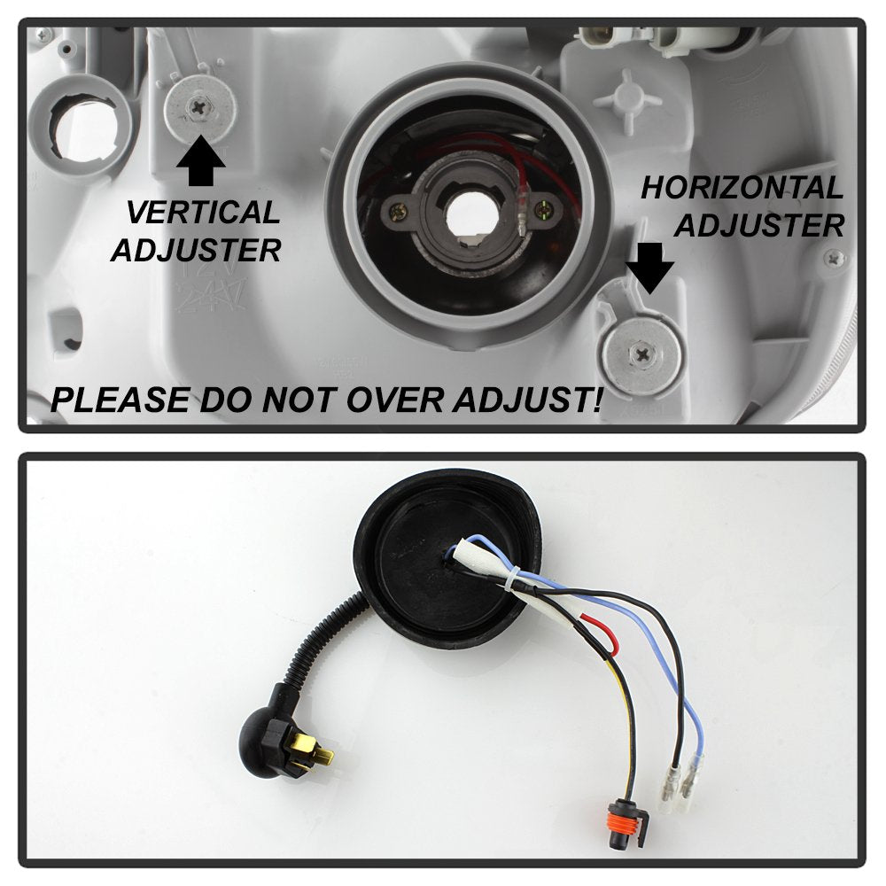 Projector Headlight Xtune PRO-JH-TTA12-LBDRL-C, 1 Pack