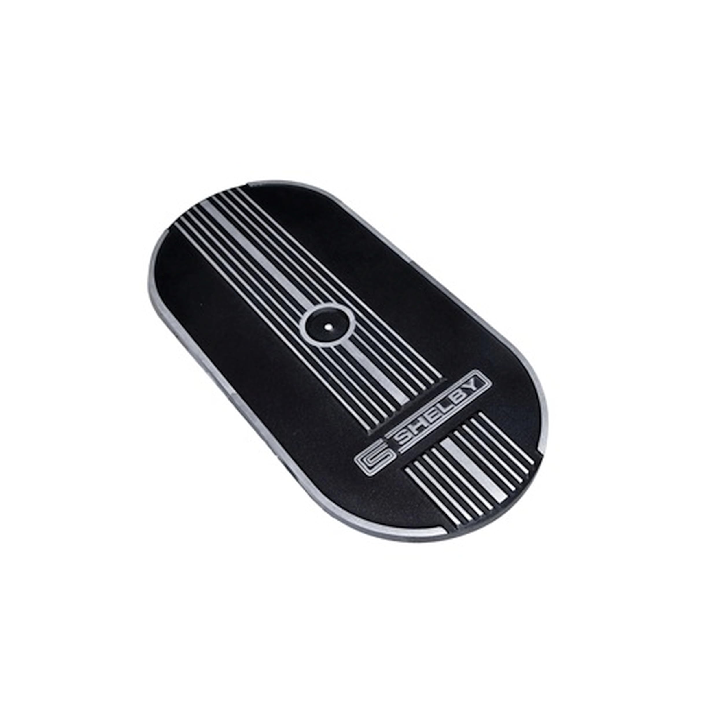 Scott Drake Oval Air Cleaner S7MS-9600-CS Black Finned Aluminum CS Shelby Logo