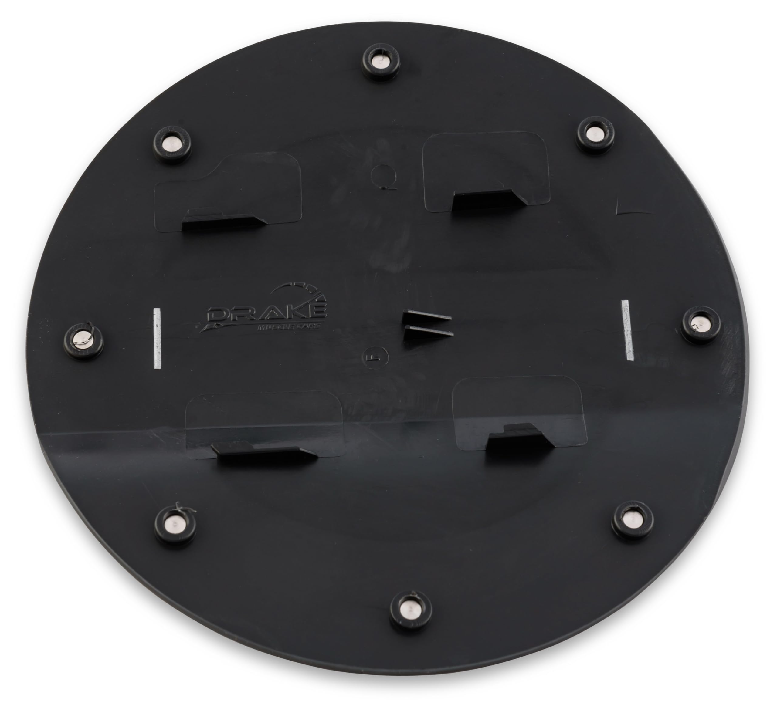 Fuel Door Comp Series Black with Mustang Logo Drake Muscle Cars FR3Z-6640526-MA