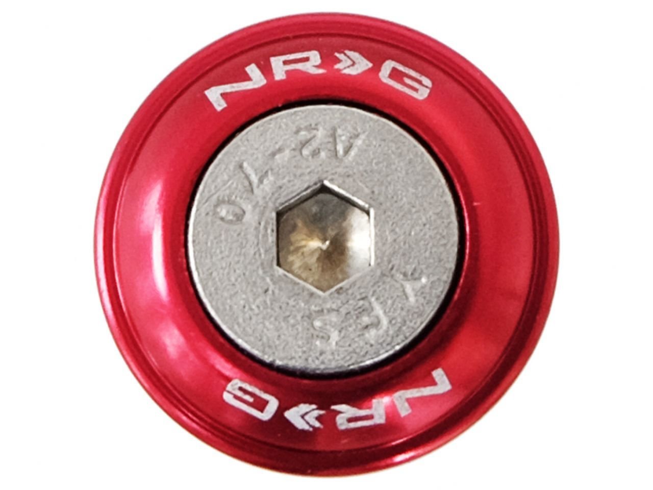 Red NRG Innovations FW-110RD Fender Washer Kit, Set of 10 (Rivets for Metal)