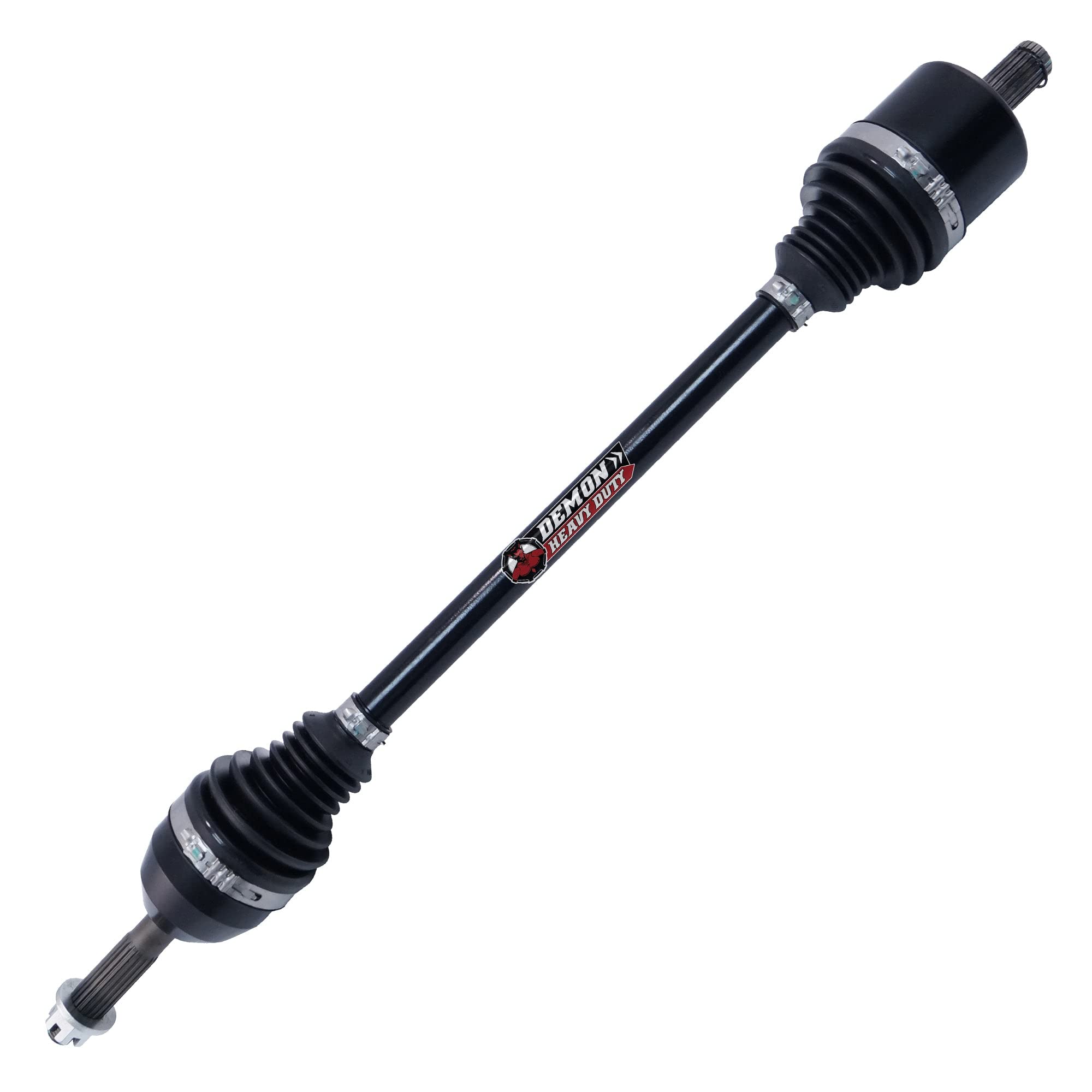Demon Powersports Heavy Duty Front Left Axle for (2003-08) Yamaha Grizzly 660, Made Up of 4340 Chromoly Steel in Dual Heat Treated High Strength, Wider Angles OEM: 5KM-2510F-11-00, 5KM-2510J-30-00