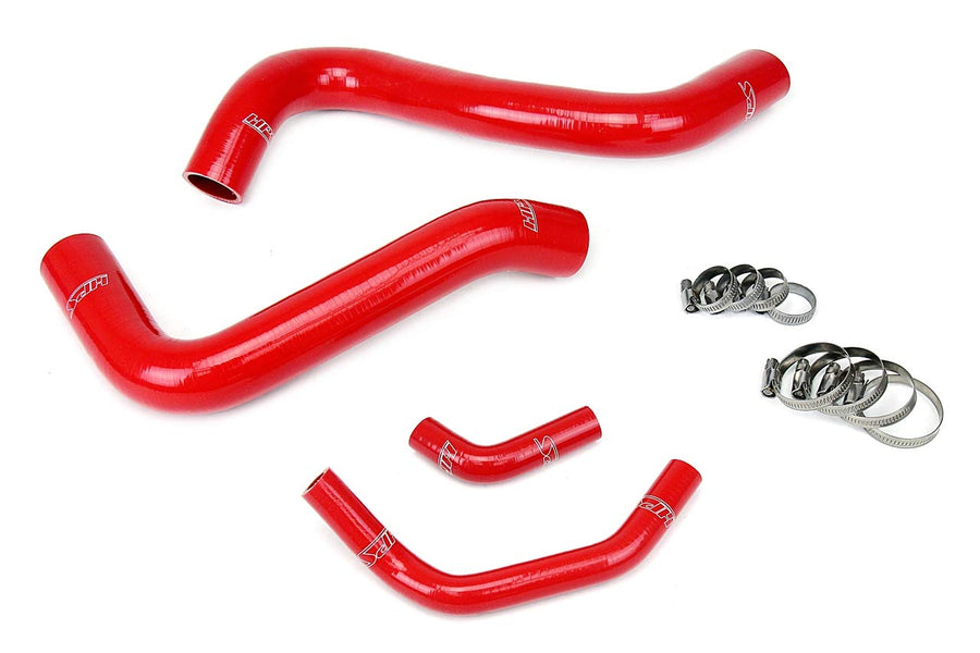 HPS Performance Silicone Radiator Hose Kit Red Coolant Compatible for 2003-2009 Toyota 4Runner Lexus GX470 4.7L V8 Left Hand Drive, 57-1467R-RED