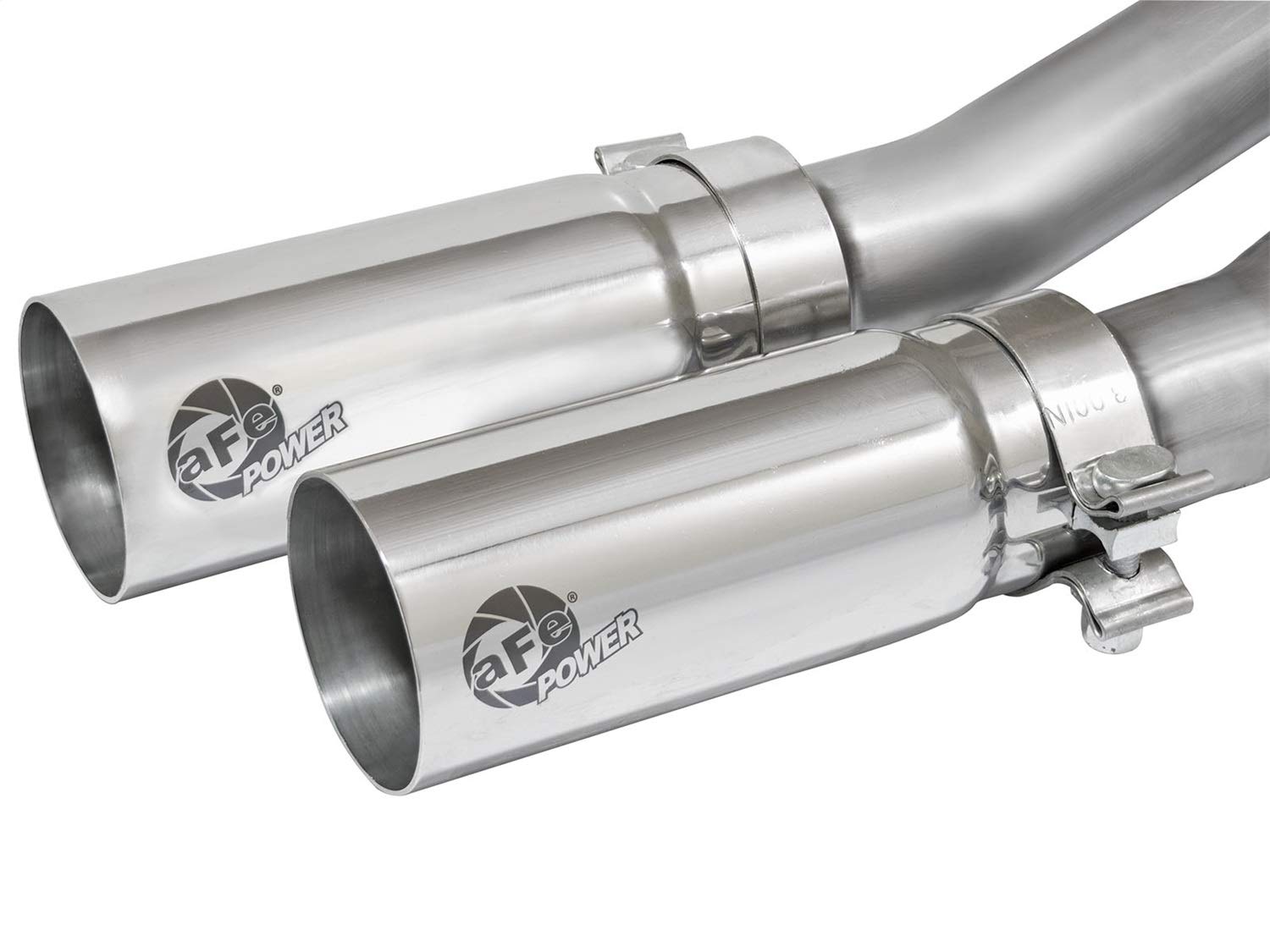 Rebel Series aFe Power 49-44070-P 3"x2-1/2" Cat-Back Exhaust System (Stainless Steel)