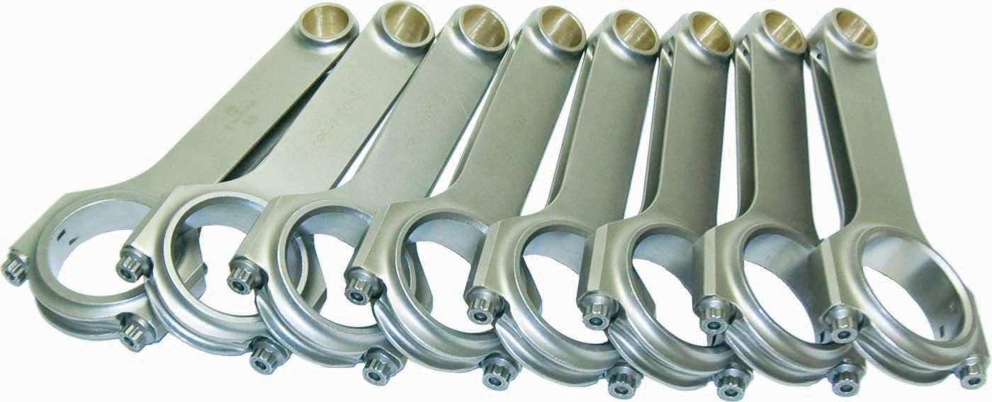 Eagle H-Beam 7100C3D Connecting Rods: Chrysler, RB (set of 8) - 2.200" rod journal