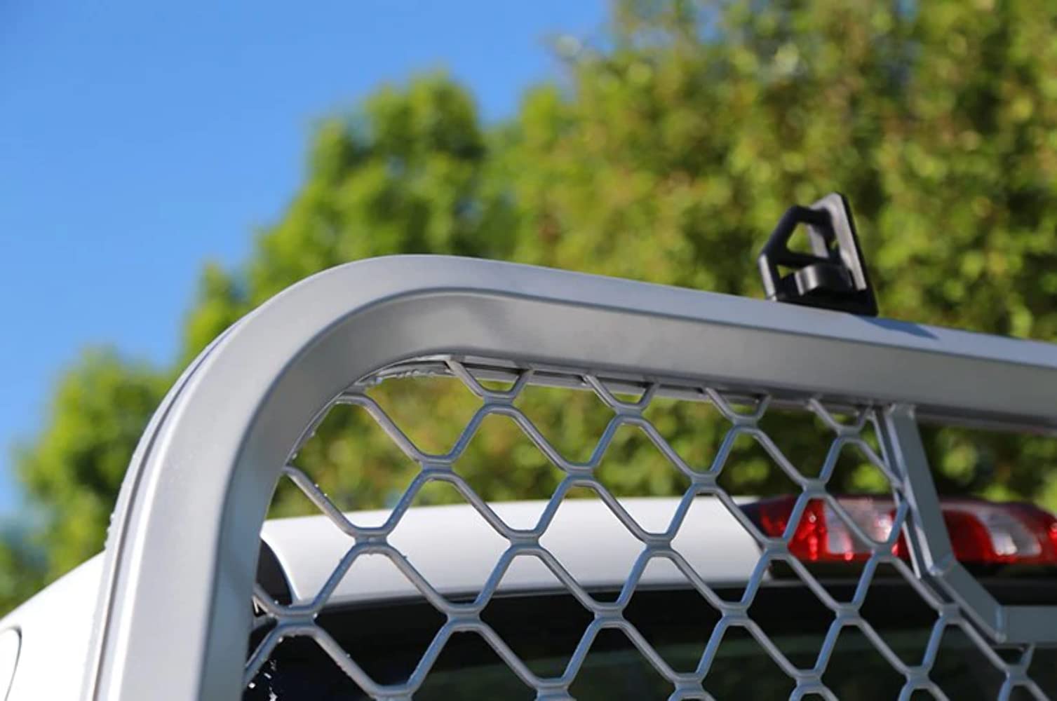 Silver Aluminum Mesh Dee Zee DZ95050R Cab Rack