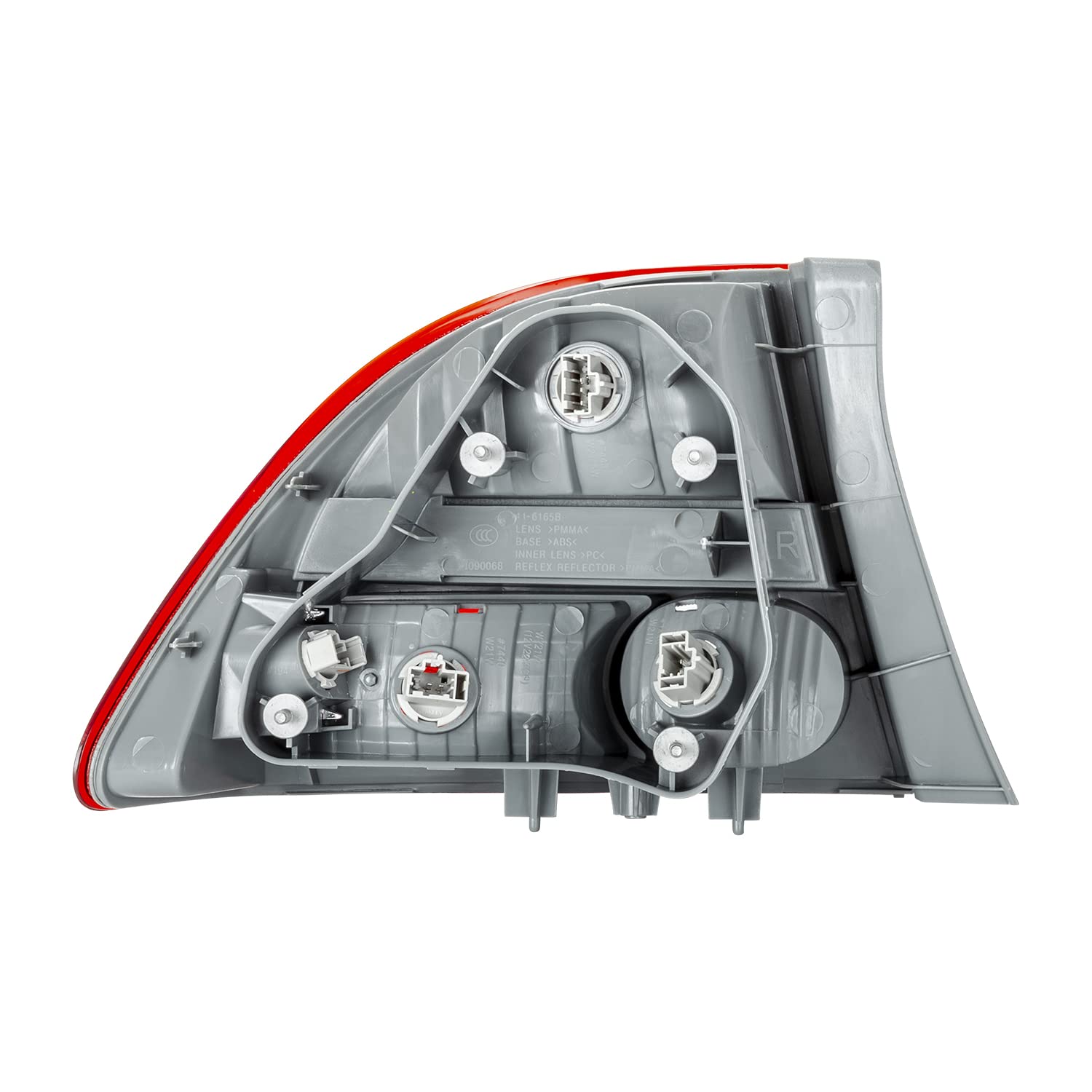 Right TYC Tail Light Assembly Compatible with 2006-2008 Honda Civic