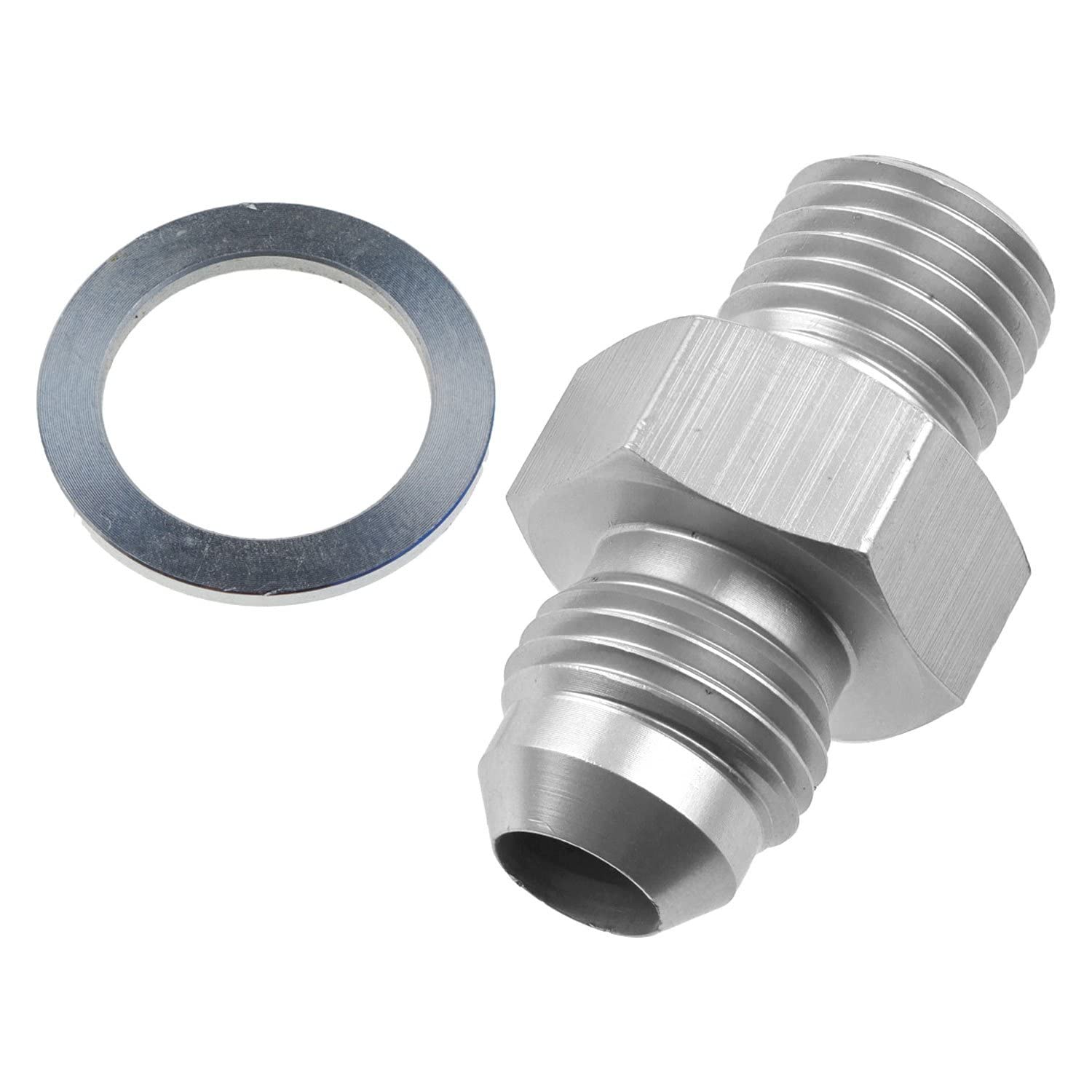 Performance Red Horse 8262-08-04-5 -08 Male AN/JIC Flare To 1/4"NPSM Transmission Fitting -Clear-2Pcs