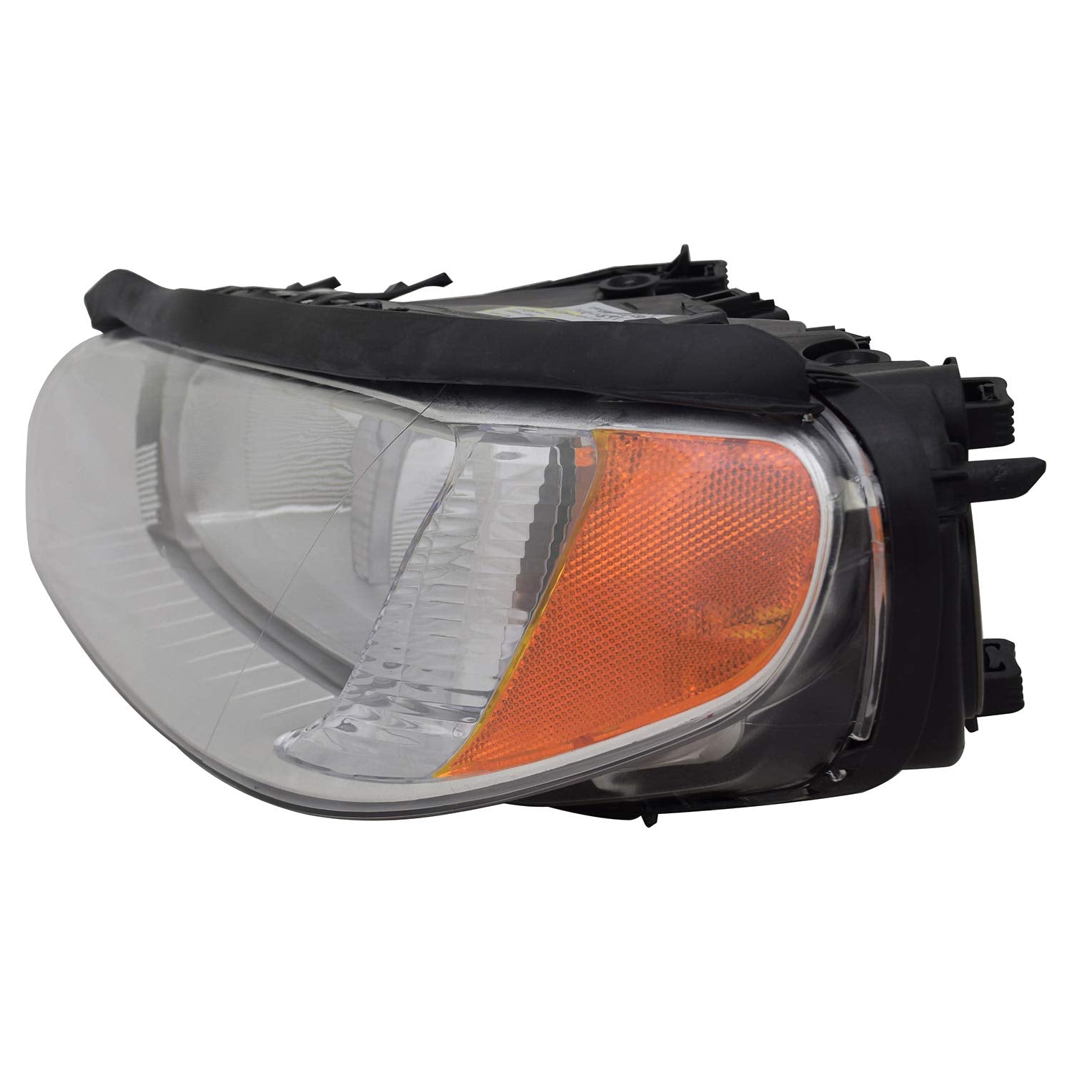 Left TYC Headlight Assembly Compatible with 2008-2010 Volvo V70