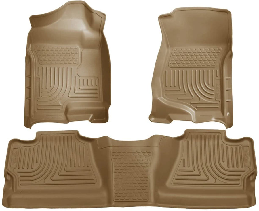 Husky Liners 98202 WeatherBeater Combo Gray 07-12 Chevy Silverado/GMC Sierra Crew Cab