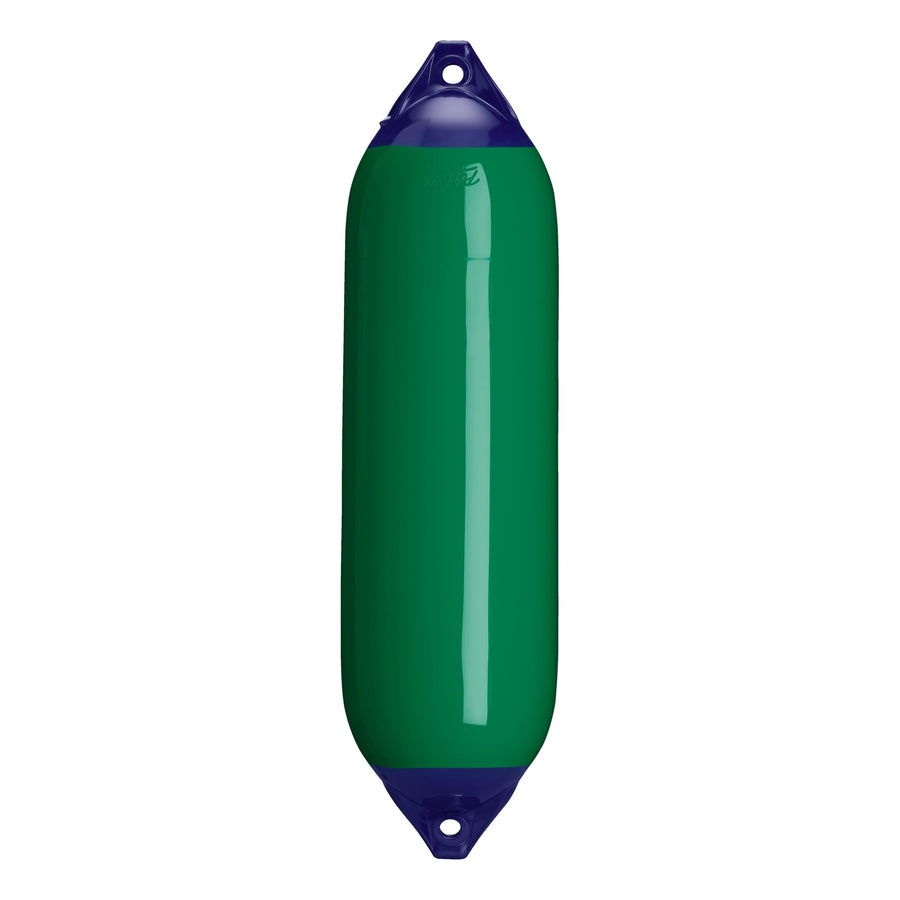 Polyform F-6 Standard Boat Fender F-Series - Forest Green Blue Ropehold