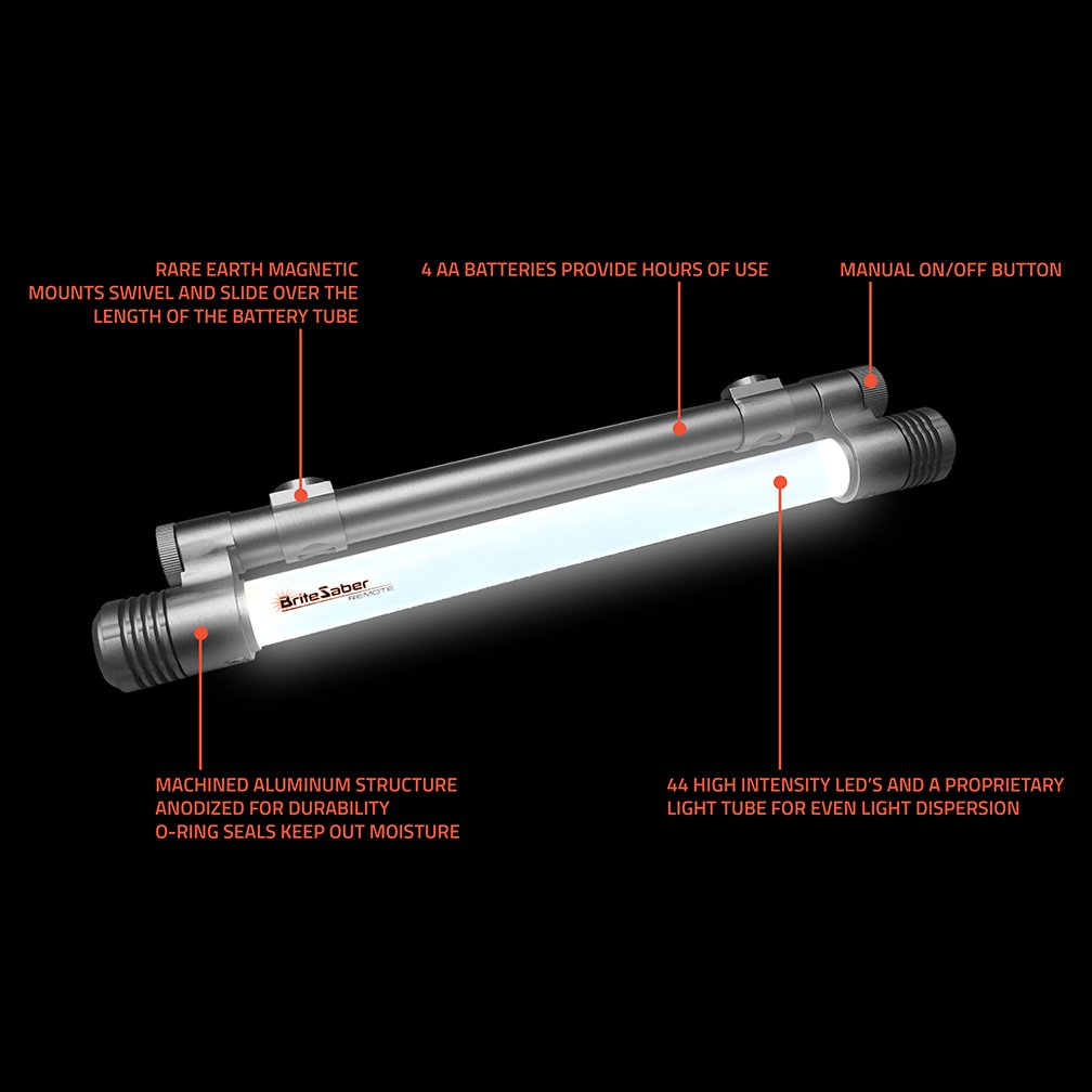 Silver Brite-Saber 81100 Illuminator with Remote