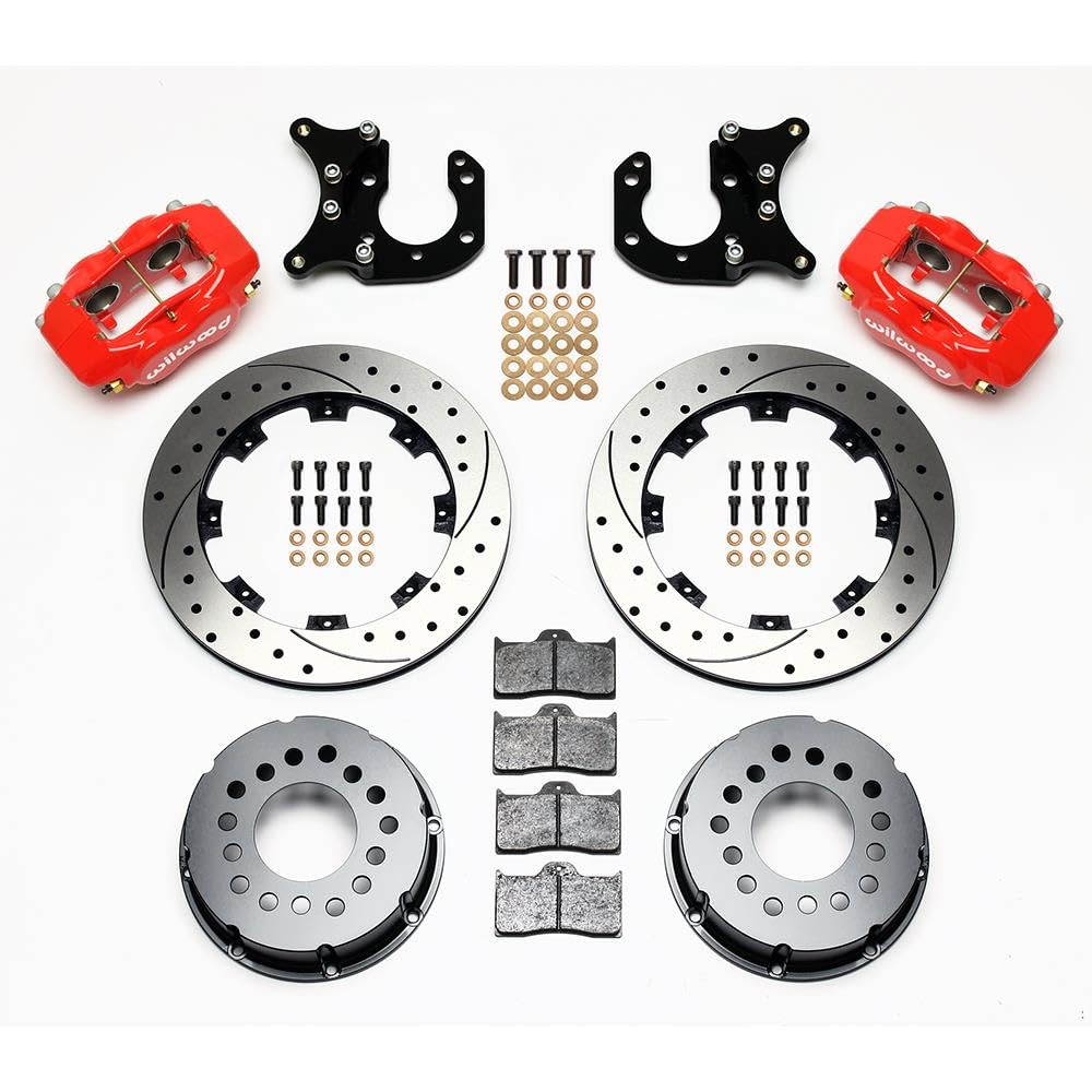 FDL 1402115DR Wilwood P/S Rear DRILLED RED