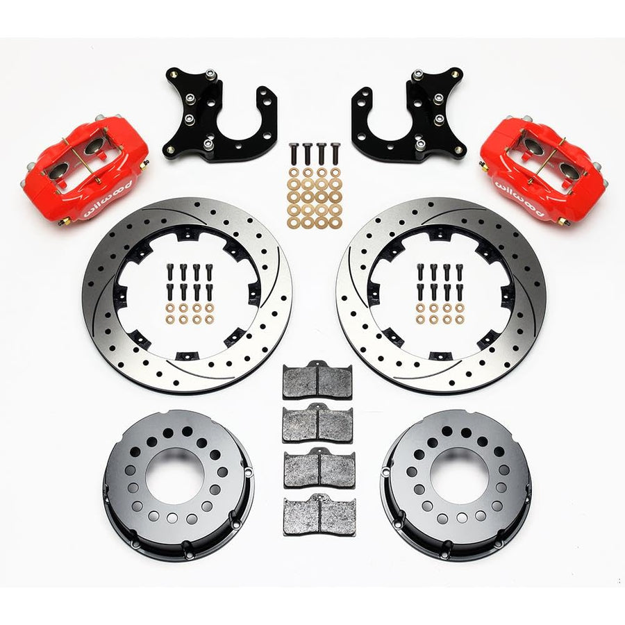 FDL 1402115DR Wilwood P/S Rear DRILLED RED