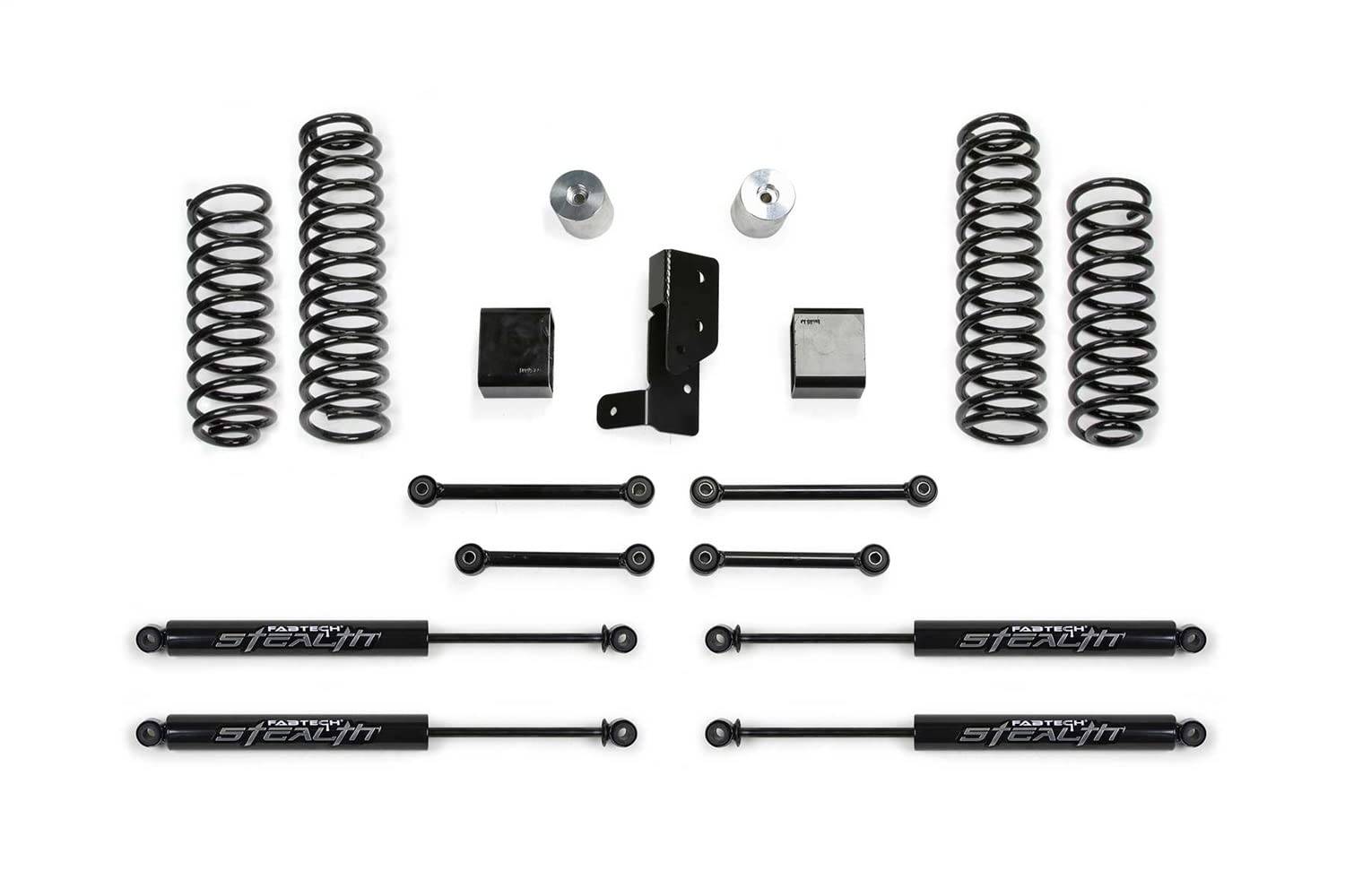 2021 Jeep JL 4XE Fabtech 4 Dr 3in Sport System w/Stealth (K4200M)