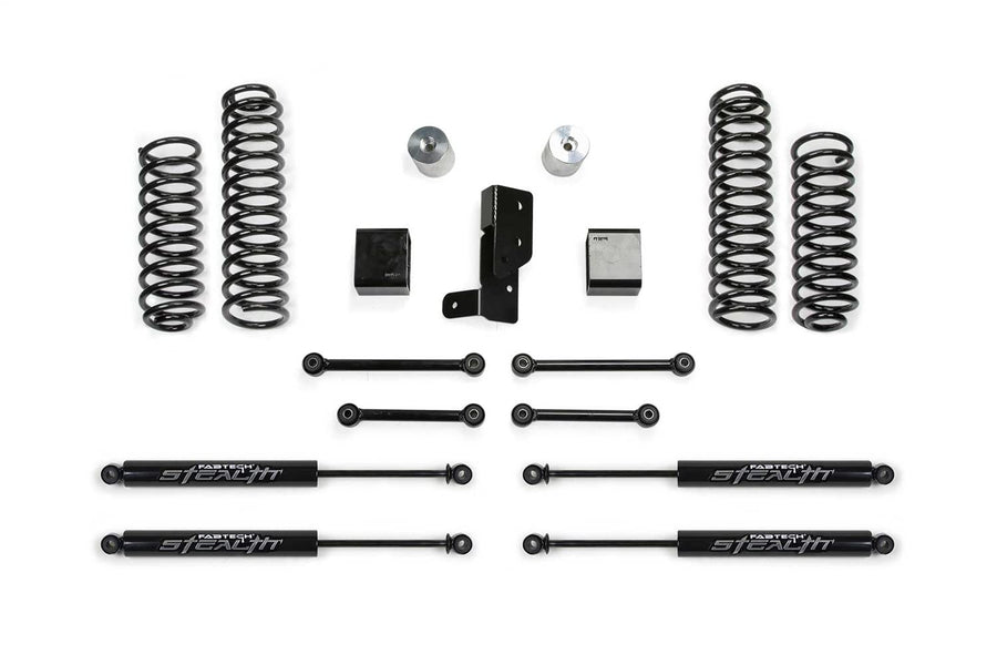 2021 Jeep JL 4XE Fabtech 4 Dr 3in Sport System w/Stealth (K4200M)