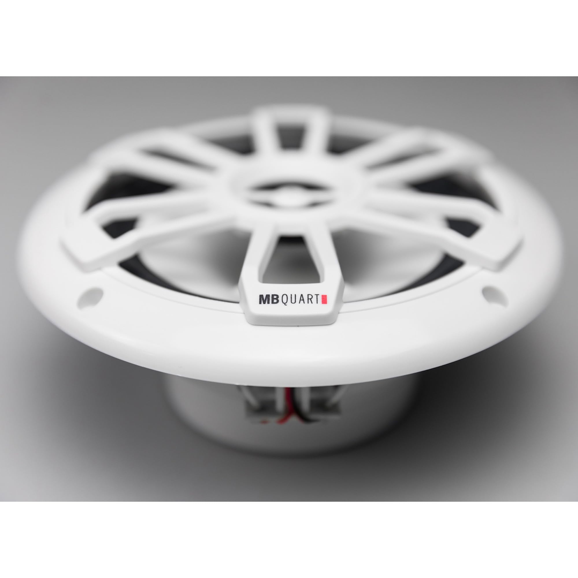 MB Quart Nautic Series NF1-116 Marine Coaxial Speakers 6.5 Inch, 80-Watt Waterproof, Rust-Resistant for Boats, RVs, Outdoor Use - White - Professional Grade - Heavy Duty