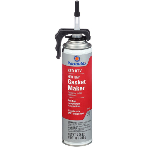 Permatex High-Temp 85915 Red RTV Silicone Gasket, 7.25 oz. PowerBead Can
